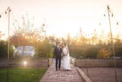 manor house quorn wedding photography bride groom couple high key sunset